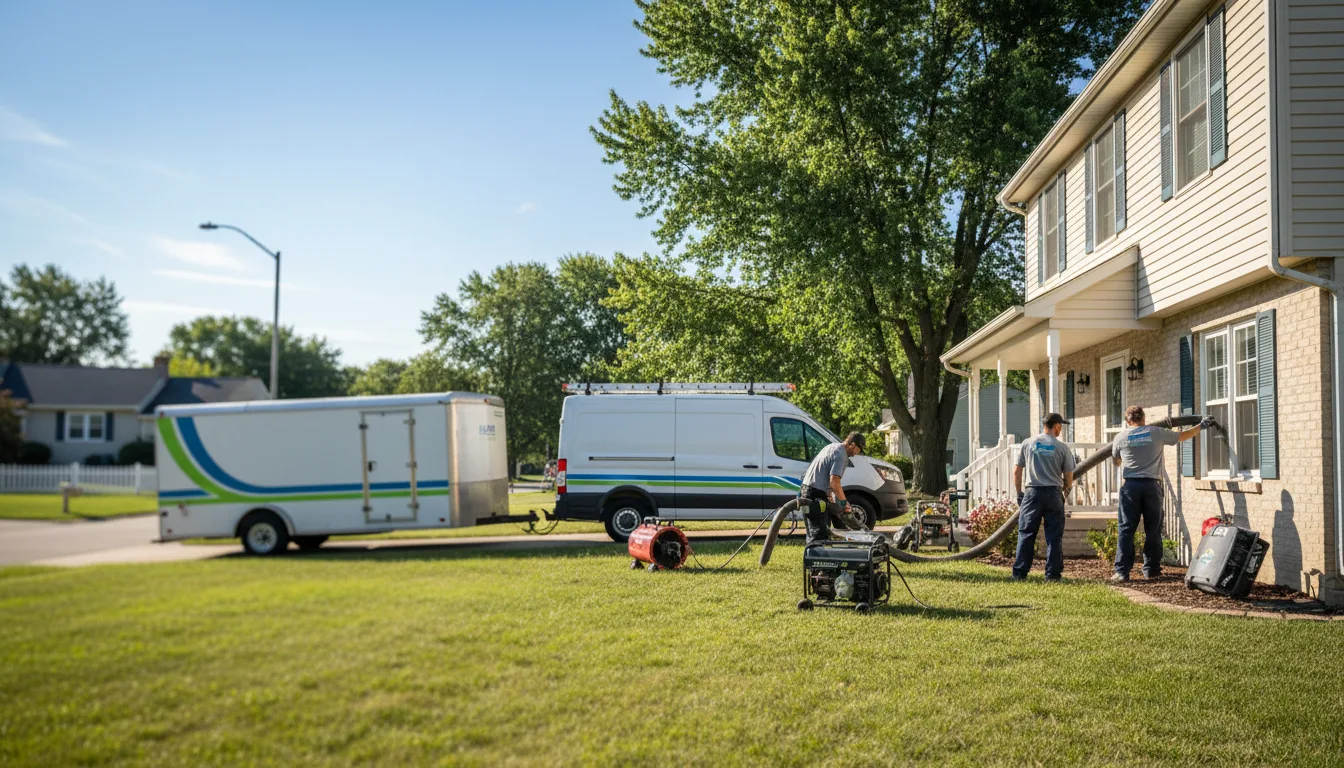 Flooded Basement Restoration And Cleanup With Repair in Norway, KS near me